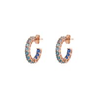 Boucles d'oreilles Bronzallure Femme in  Alliage Métallique Zirconia WSBZ02118.BLUE